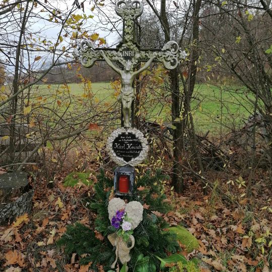 Gusseisenkreuz am Gansbach