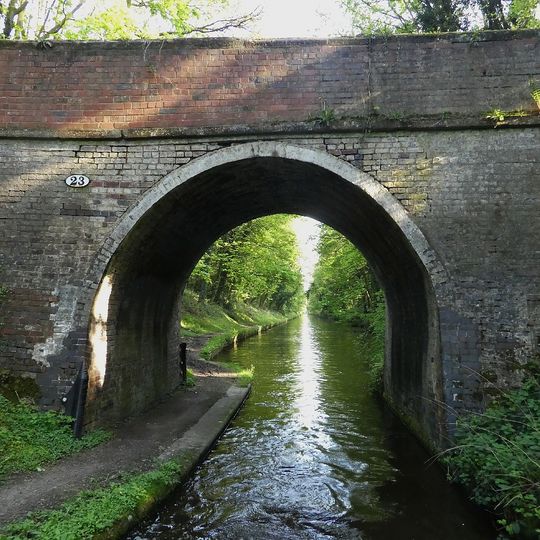 Shropshire Union Canal Ryehill Cutting Bridge At Sj 830 185