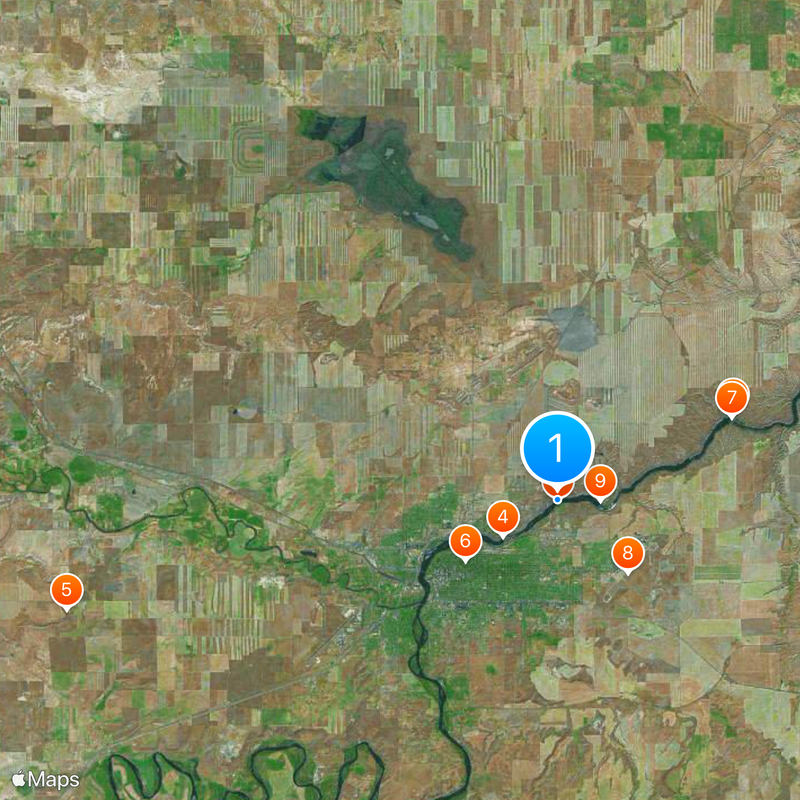 Roe River Map