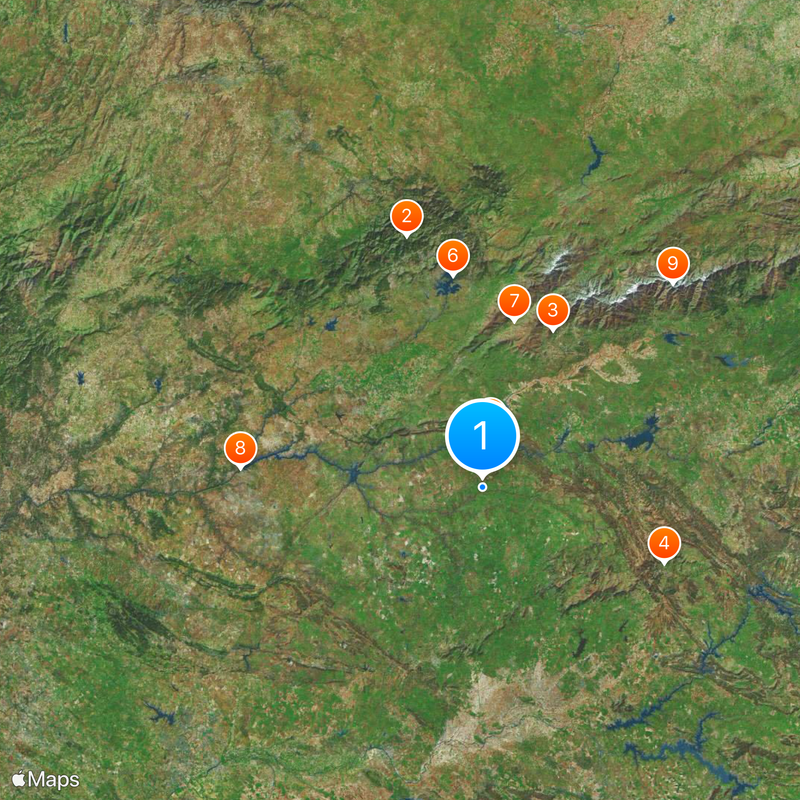Cáceres Province Map