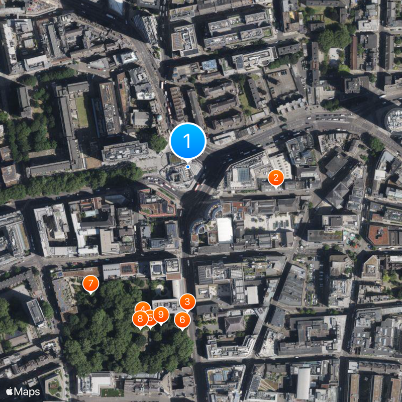 East London Tech City Map