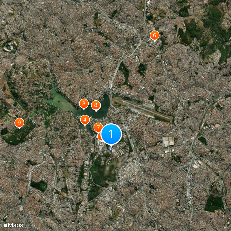 Federal University of Minas Gerais Map
