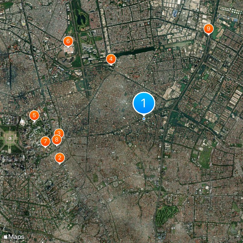 YARSI University Map