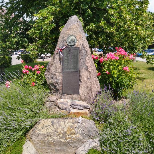 World War II memorial in Opočno