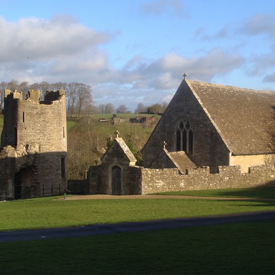 Chapel of St Leonard, perimeter wall and gateway, Farleigh Hungerford Castle