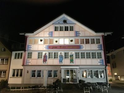 At night 0