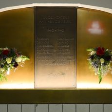 Plaquette in het NS-station