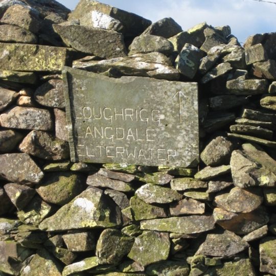 Guidestone, Loughrigg Fell at NY3586404405