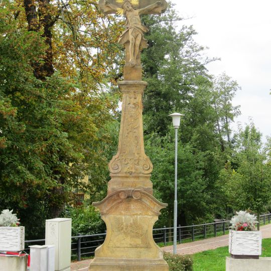 Wayside cross in Litovel