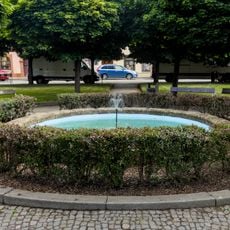 Kašna na náměstí Mítu v Jablonném v Podještědí