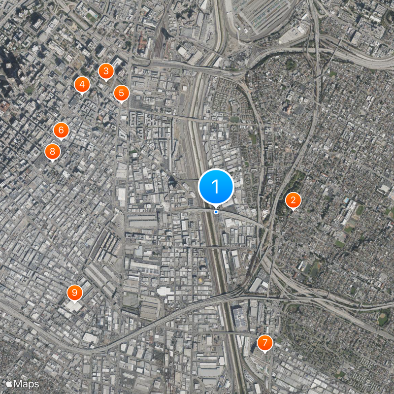 Sixth Street Viaduct Mapa