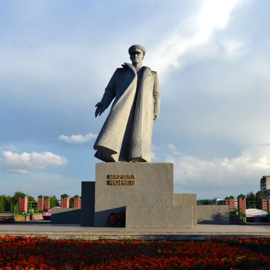 Statue of Marshall Konev in Kirov