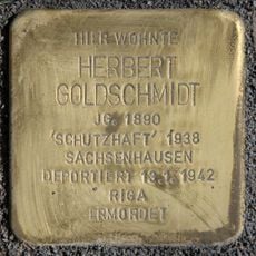 Stolperstein dedicated to Herbert Goldschmidt