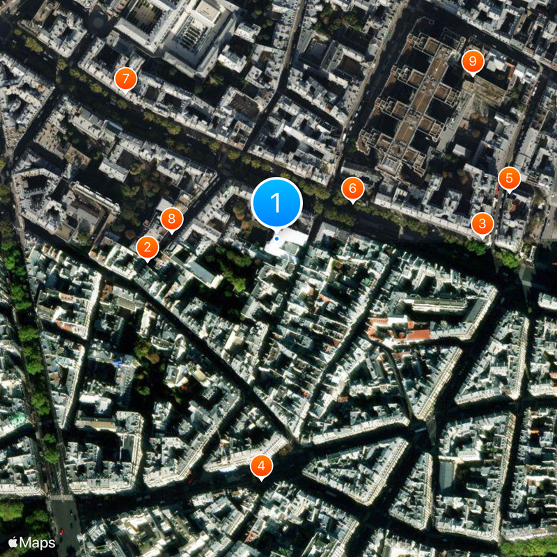 Hôtel de Cavoye Kaart