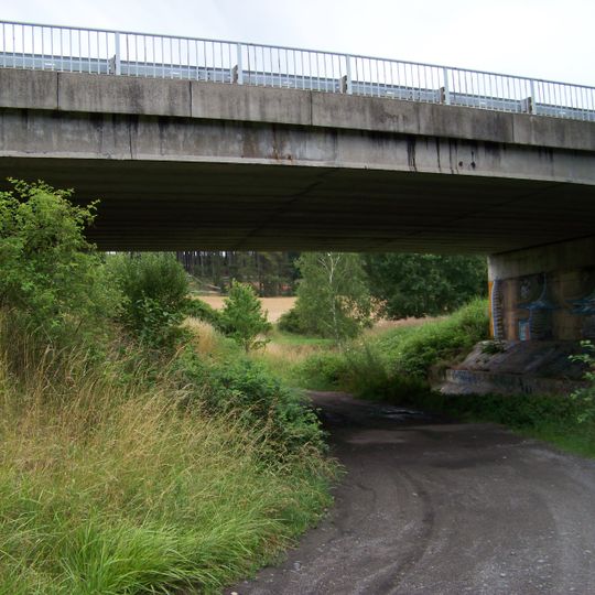 Most silnice I/4 přes Milínský potok