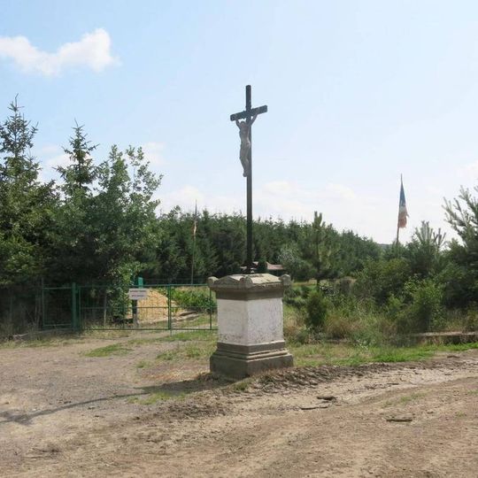 Kříž u polní cesty severně od Cítova