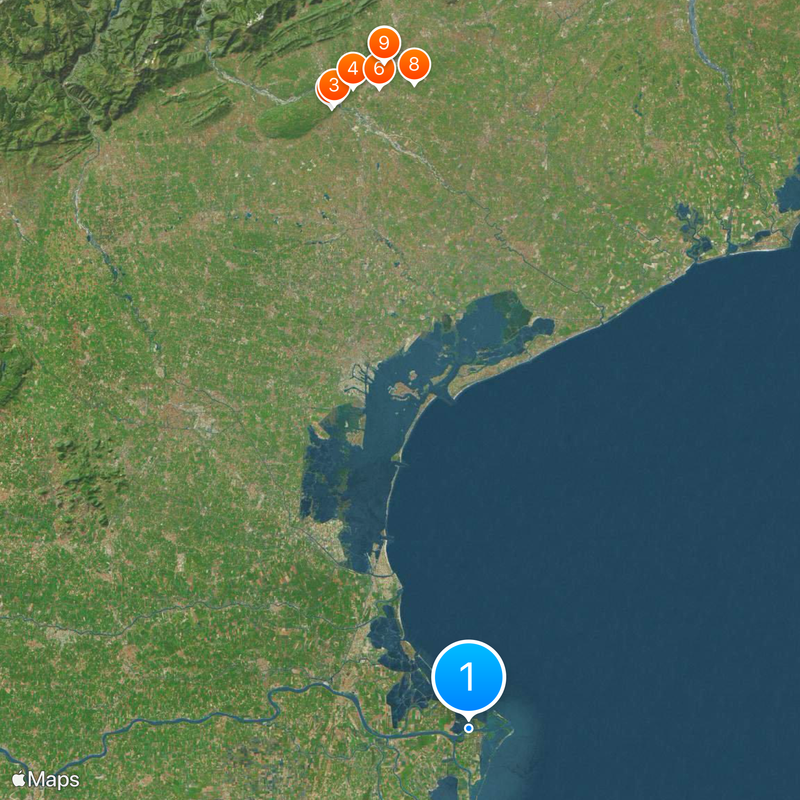 Po Delta Map