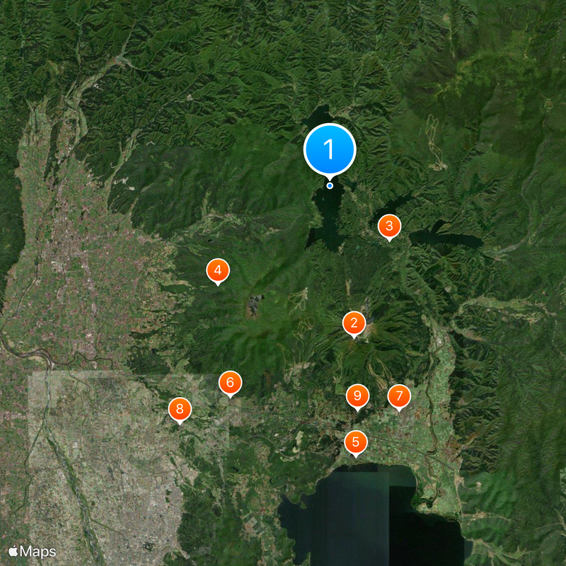 Lake Hibara Map