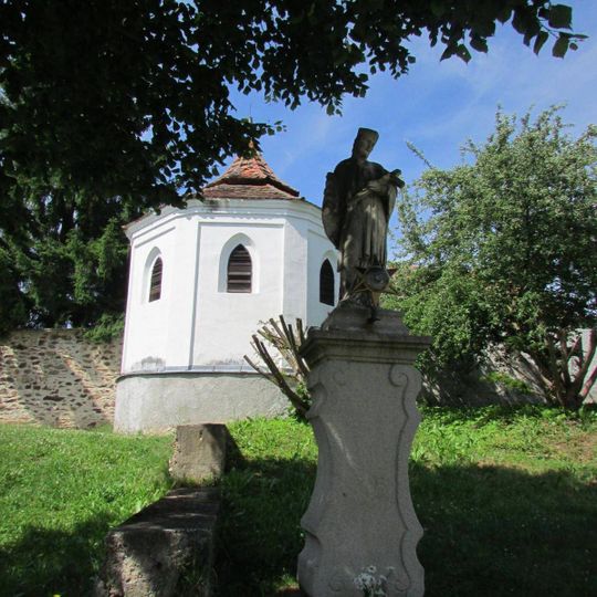 Socha sv. Jana Nepomuckého v Želivě