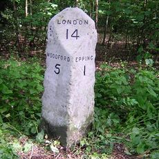 Milestone, 400m E of Upshire Road jct
