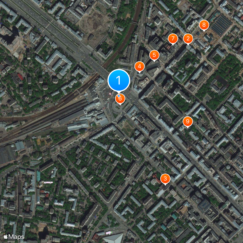 Belorusskaya Map