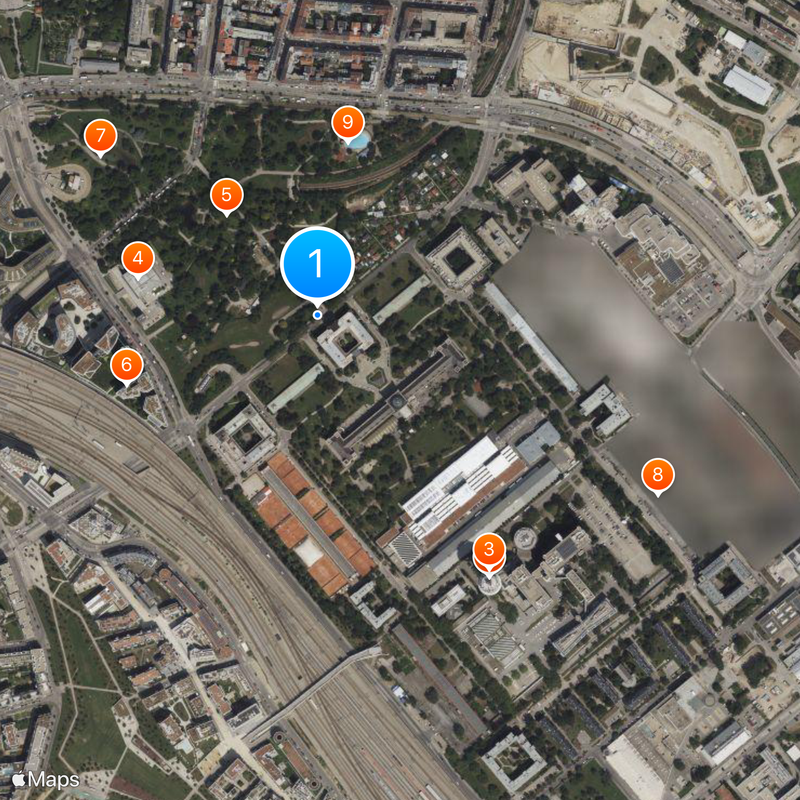 Museu de História Militar de Viena Mapa