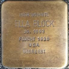 Stolperstein en memoria de Ella Block