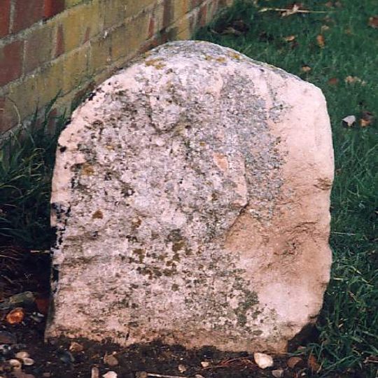 Milestone, Norwich Rd, by Riverview,  Johnson Street