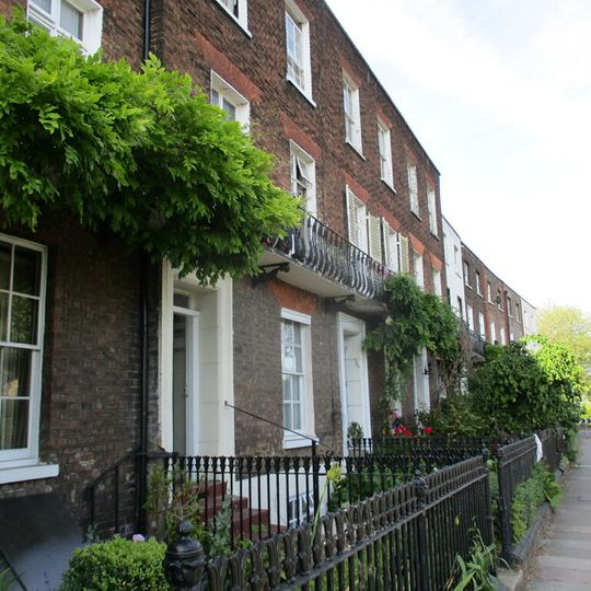 St John's Terrace and attached area railings
