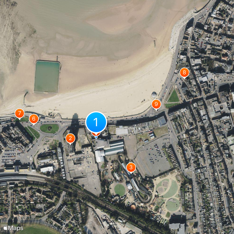 Dreamland Margate Mapa