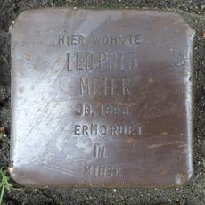 Stolperstein dedicated to Leopold Meier