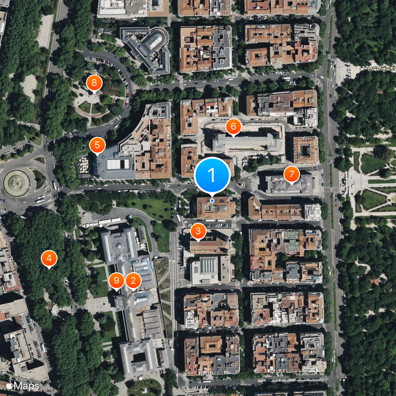 Royal Spanish Academy Map