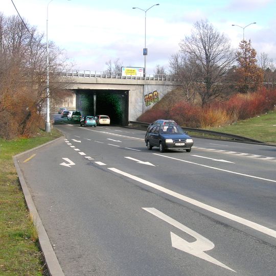 Bridge of 5. května street over Ryšavého street