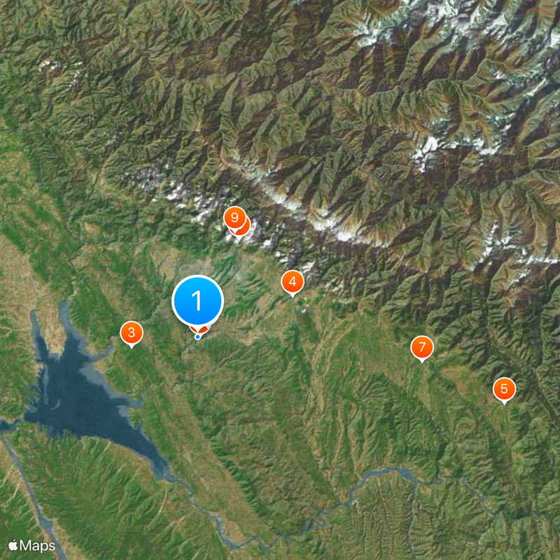 Kangra Valley Map