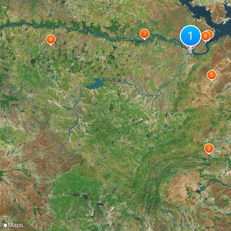 District de Kurnool Carte