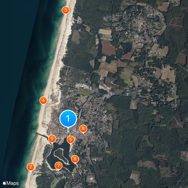 Vieux-Boucau-les-Bains Map