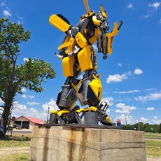 Bumble Bee Transformer Statue
