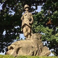 Pomník z války 1866 - myslivec