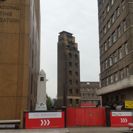 Drill Tower To The East Of 8 Albert Embankment