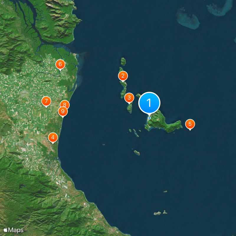 Palm Island group Map