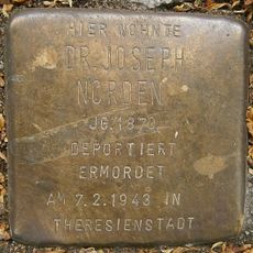 Stolperstein en memoria de Joseph Norden