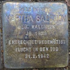 Stolperstein en memoria de Martha Salomon