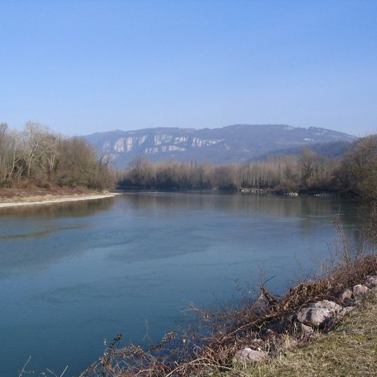 Rhône du Pont de Groslée à Murs-et-Gélignieux