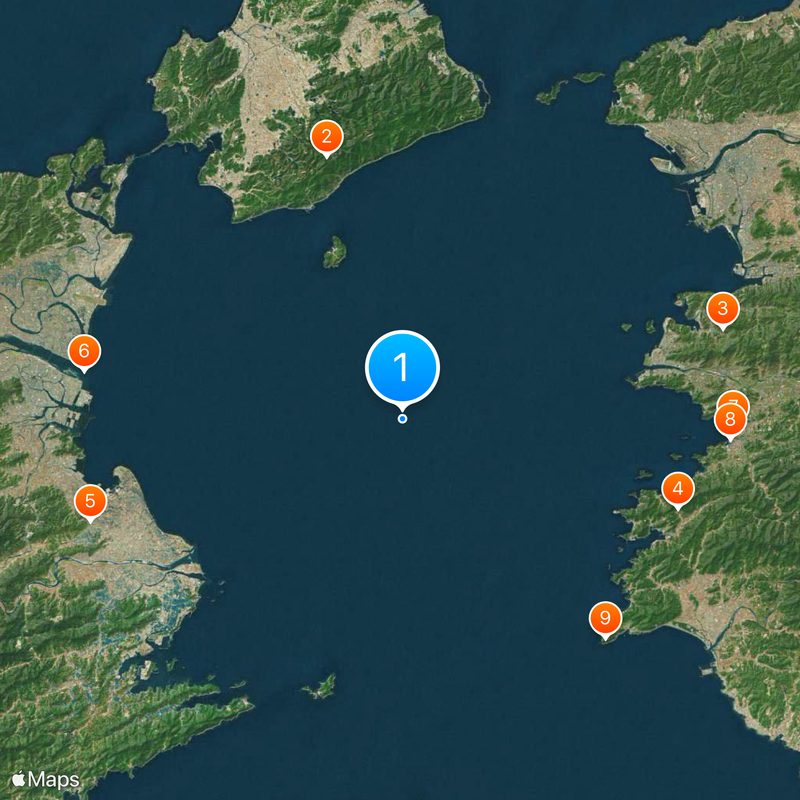 Kii Channel Map