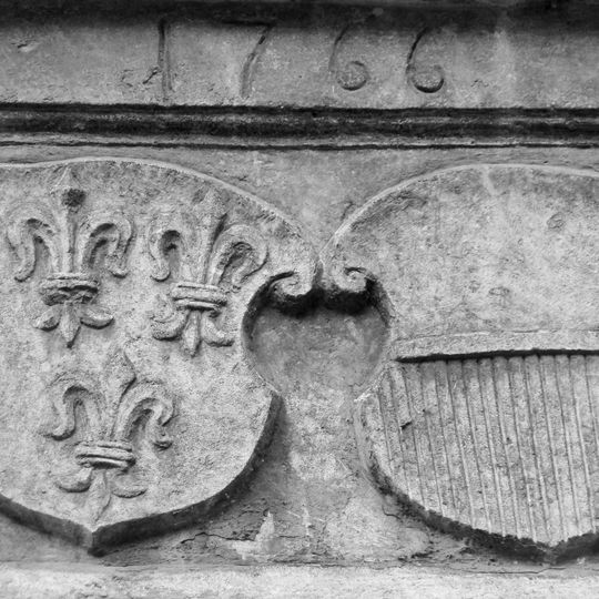 Wappentafel der Äbtissin Maria Franziska von Freudenberg