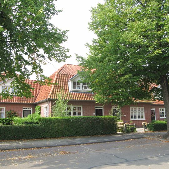 Drievoudige woning in Interbellumstijl