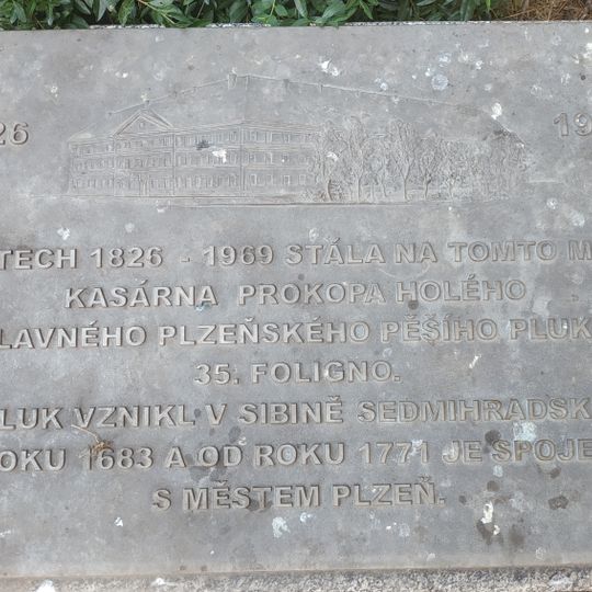 Památník kasáren Prokopa Holého v Plzni