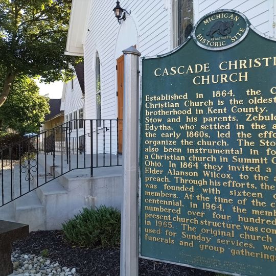 Cascade Christian Church Historical Marker