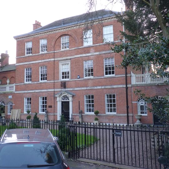 Belgrave House, Railings And Piers In Front Of Belgrave House