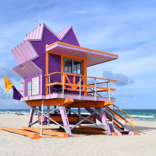 Structure architecturale, poste des sauveteur-nageurs